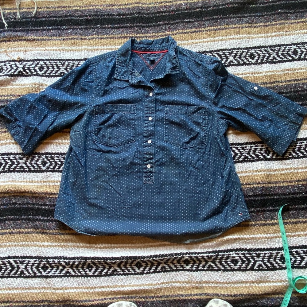 Tommy Hilfiger Polka Dot Half Sleeve Shirt